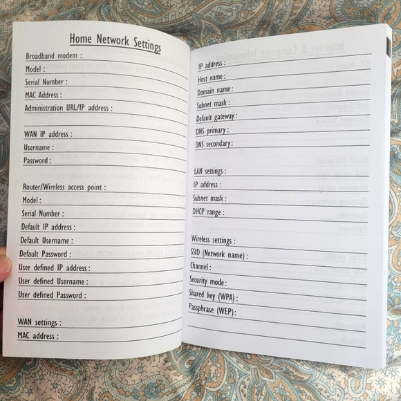 WTF is My Password Book Handy Log to Store Vital Info BRAND NEW - Picture 3 of 6